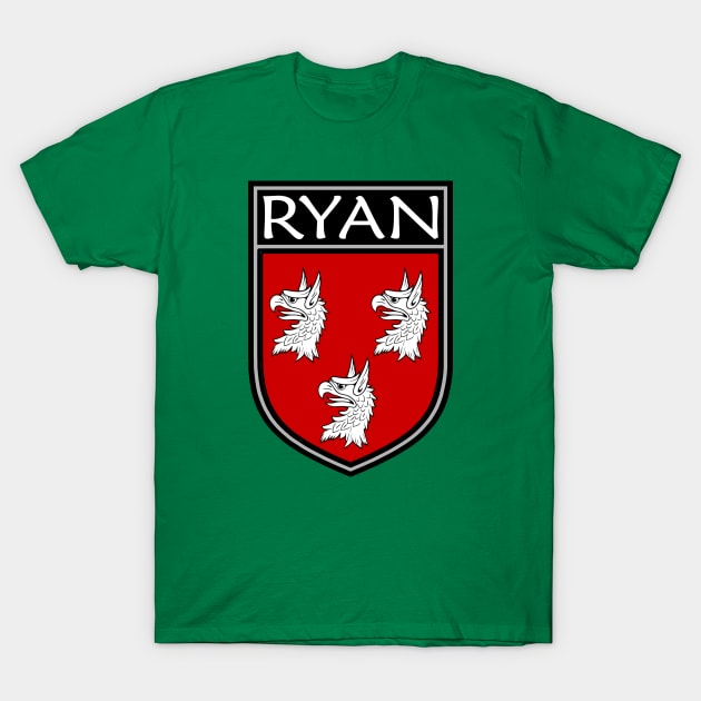 Irish Clan Crest - Ryan T-Shirt by Taylor'd Designs